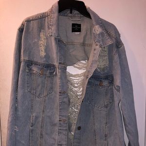 Distressed Denim Jacket